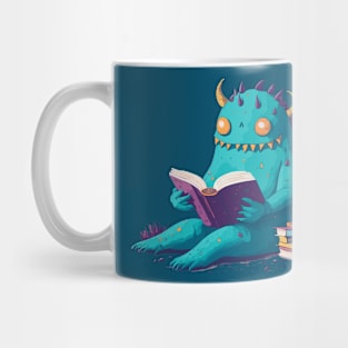 Happy Reader Monster Mug